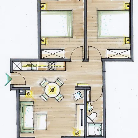 Hof Wittensee, Seeidyll Appartamento